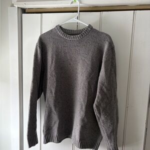 Classic Gray Crewneck Sweater for Men